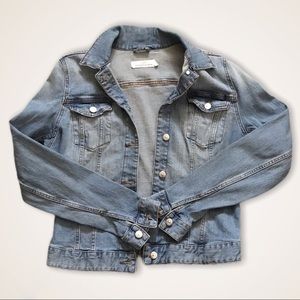 H&M Light-wash Jean Jacket w/ Stretch